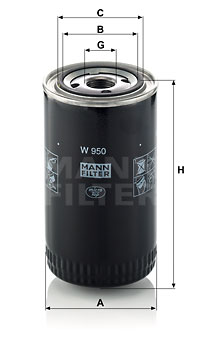 Фильтр масляный W950