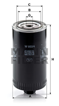 Фильтр масляный W9504