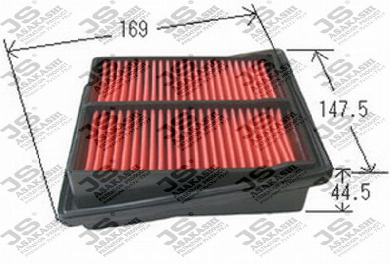 Фильтр воздушный  HONDA FIT 1,5 2002 - 2007  HONDA FIT 1,3 2002 - 2008 A884J