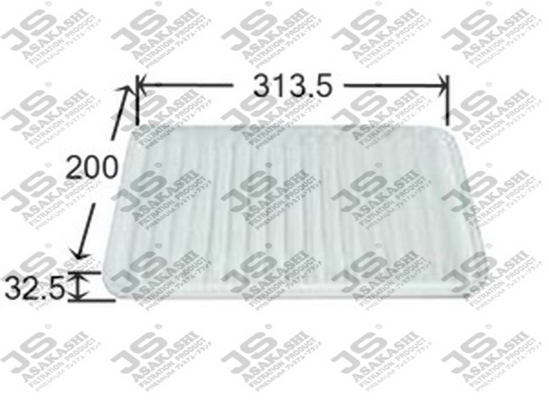 Фильтр воздушный  MAZDA DEMIO 1,3 2007 - 2015  MAZDA 3 1,6 2003 - 2009 A472J