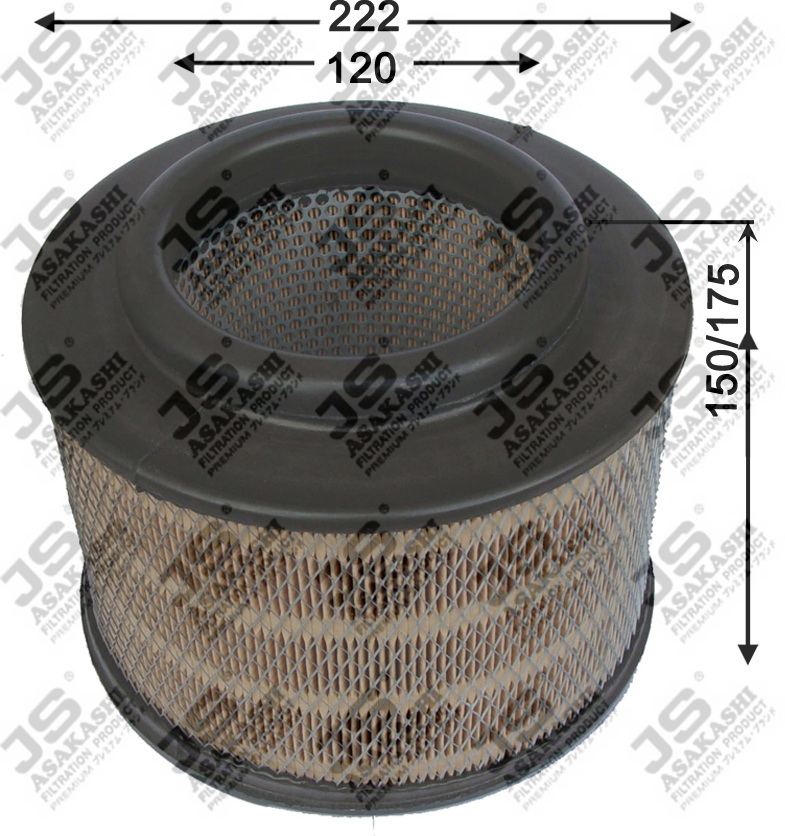 Фильтр воздушный  TOYOTA HILUX 3,0 2006 -   TOYOTA FORTUNER 2,7 2012 - 2015 A1513
