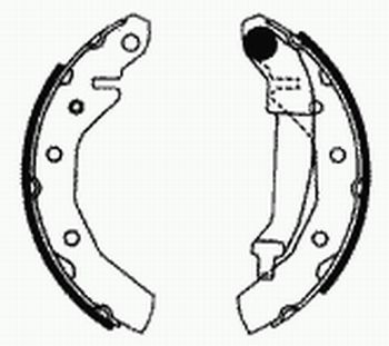 Колодки тормозные бар. CHEVROLET SPARK 0.8-1.0 05-DAEWOO MATIZ 0.8-1.0 98- SA086