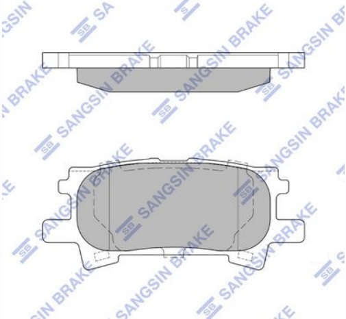 Колодки тормозные LEXUS RX300RX330RX350 0308RX400H 0509 задние SP1385