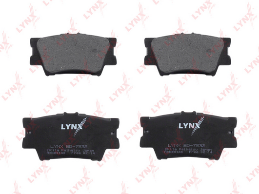 Колодки тормозные задние подходит для TOYOTA Camry(V40) 06Rav 4 06 BD-7532